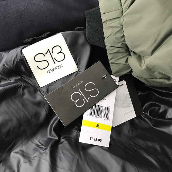 NWT S13 Ashton Down Parka Jacket NO HOOD #A9 - Picture 2 of 7